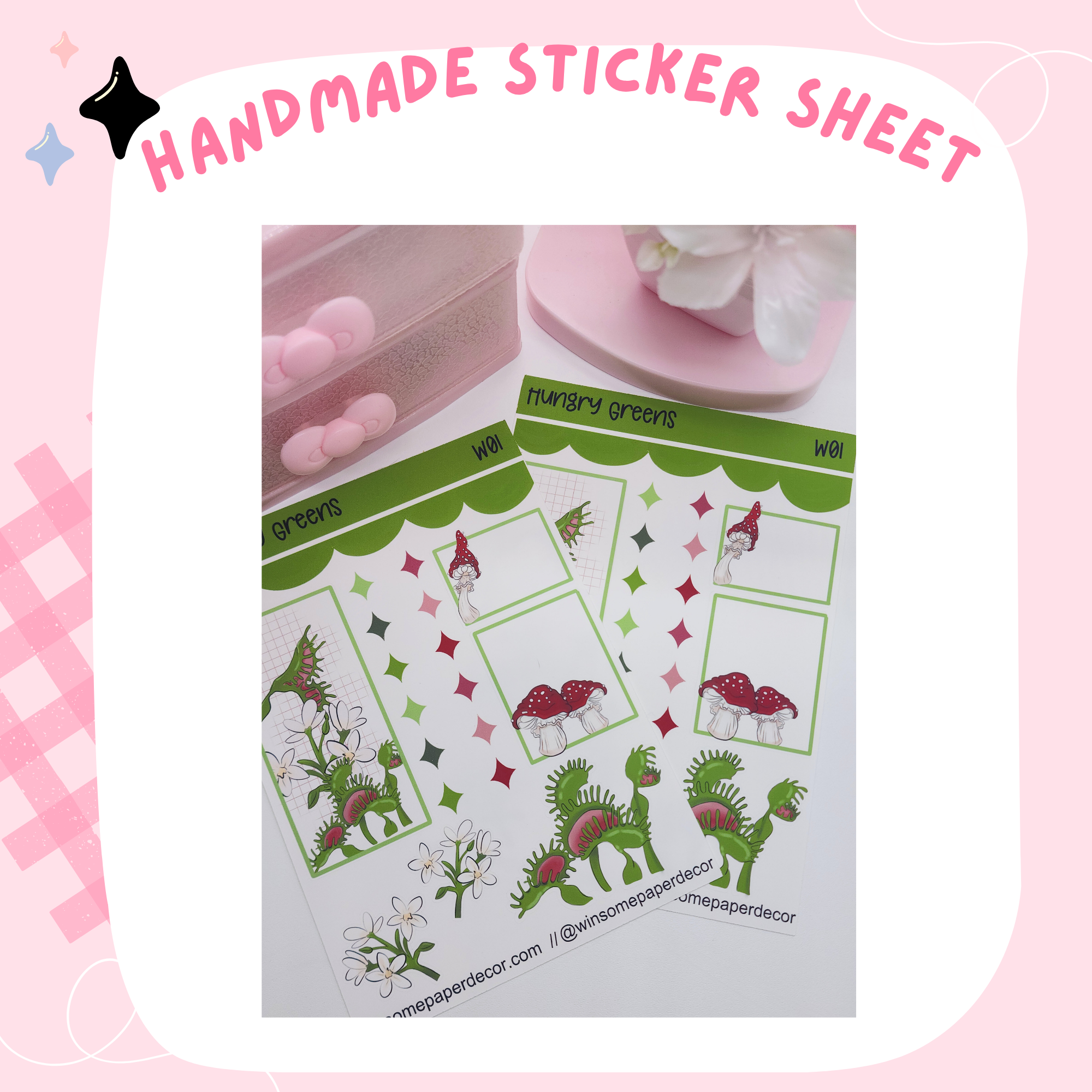 HUNGRY GREEN - HANDMADE WINSOME FLORAL