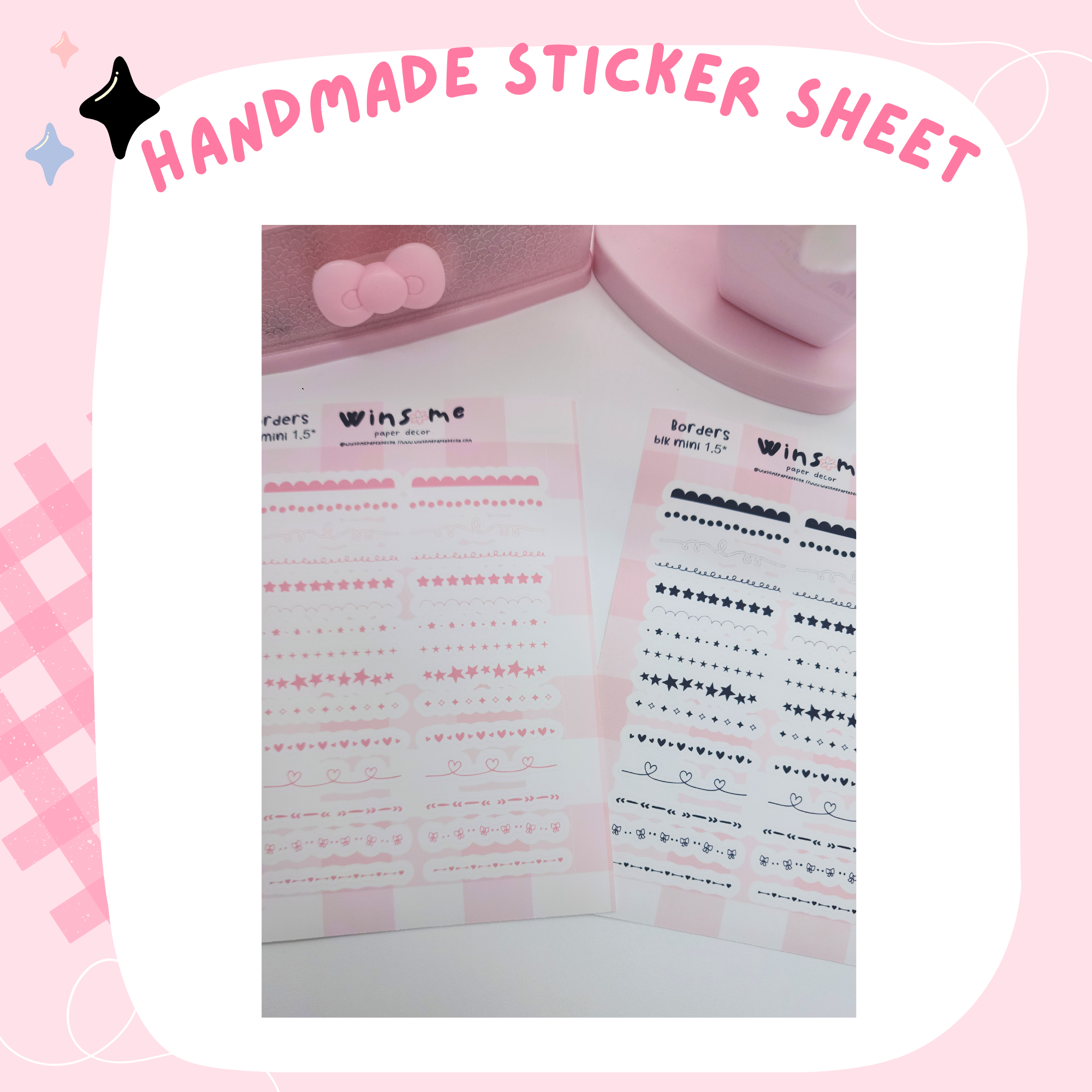 PLANNER BOX BORDER - FUNCTIONAL STICKERS