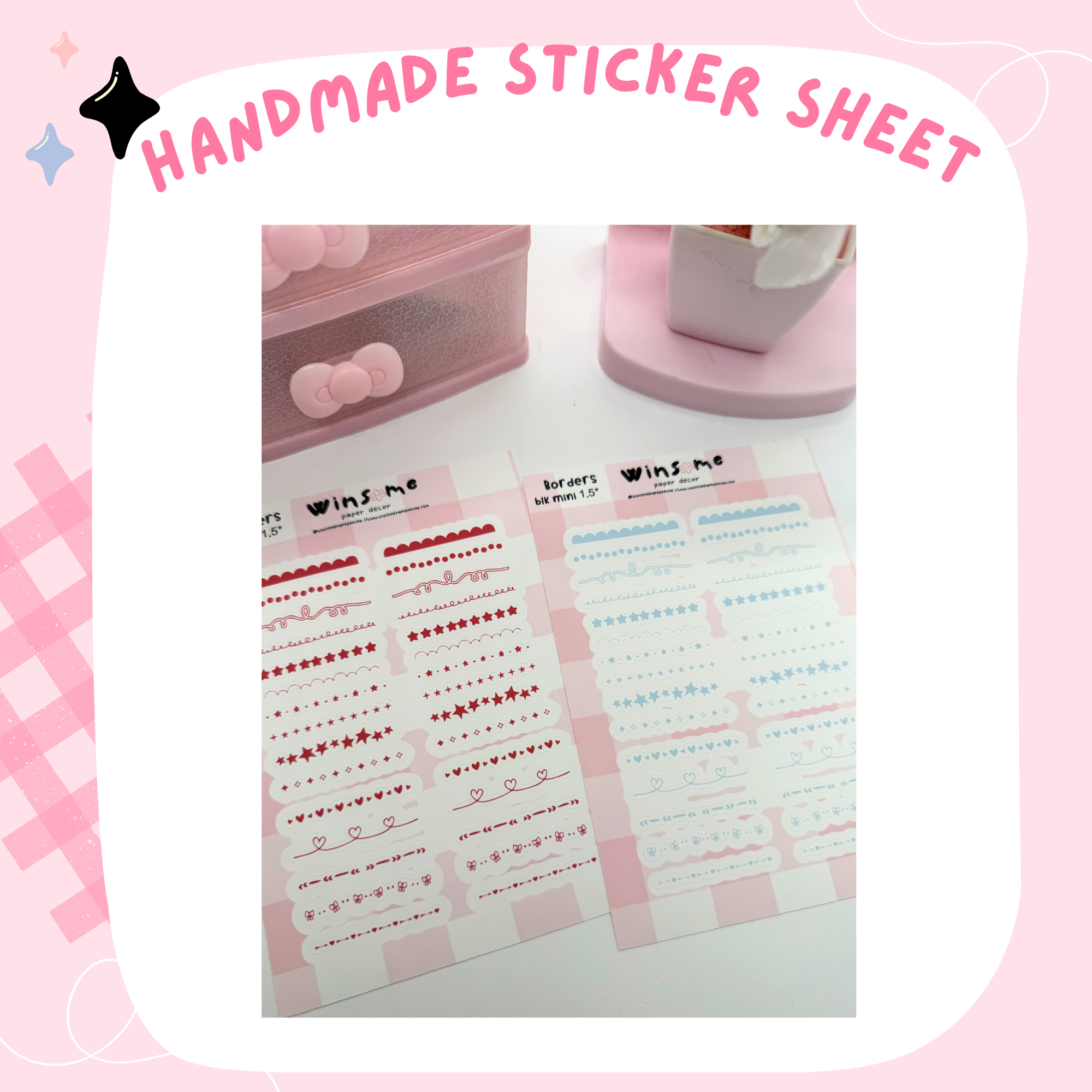 PLANNER BOX BORDER - FUNCTIONAL STICKERS