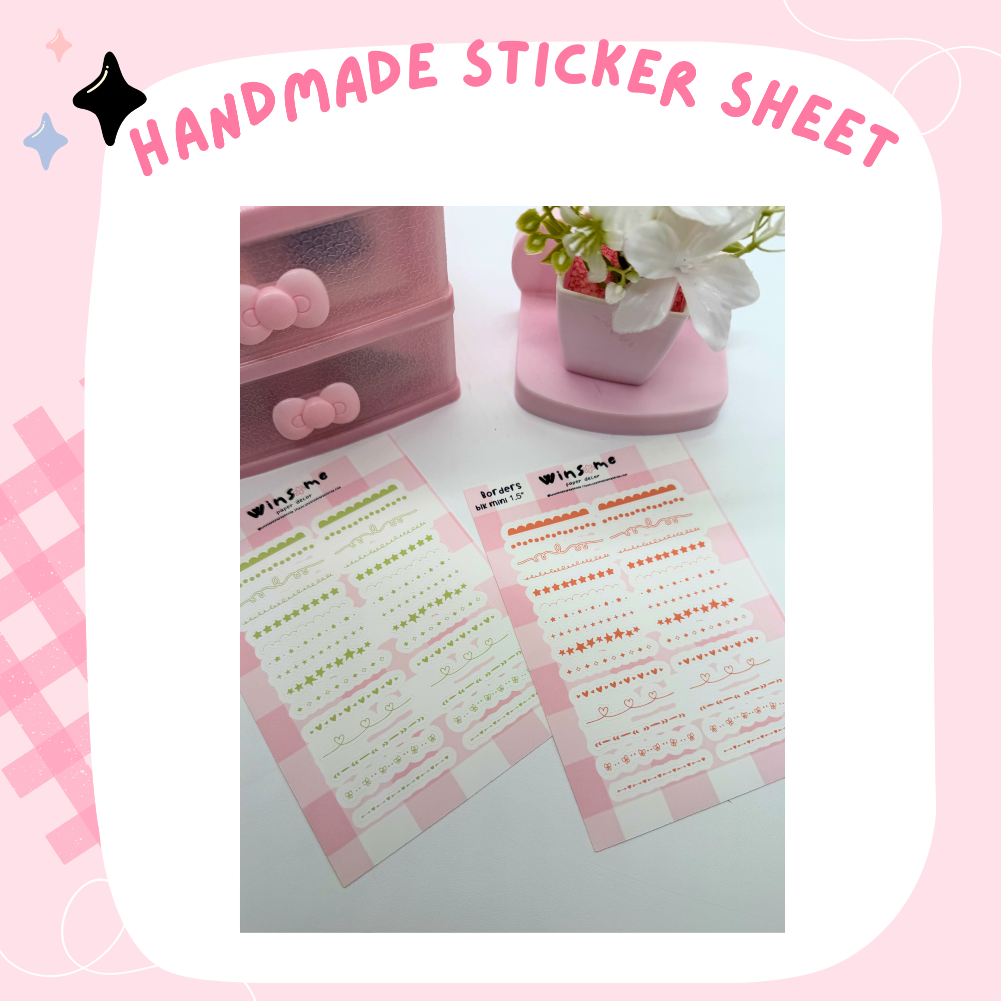 PLANNER BOX BORDER - FUNCTIONAL STICKERS
