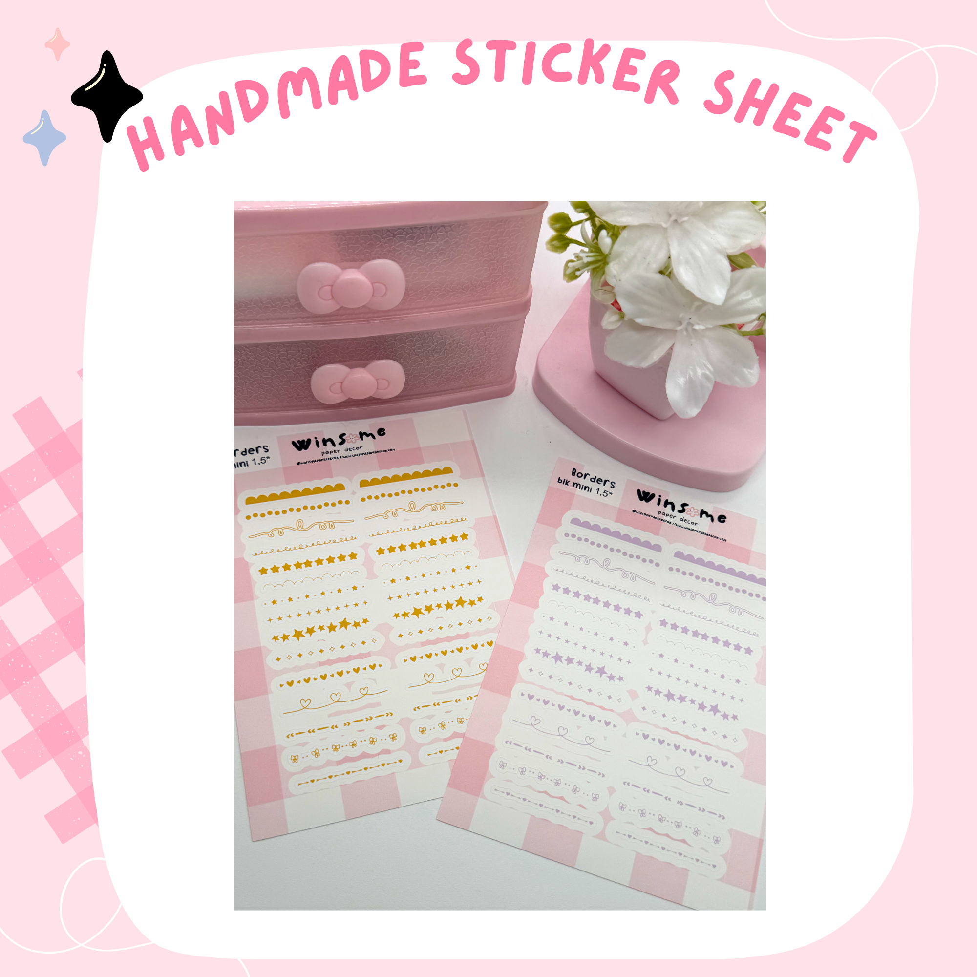PLANNER BOX BORDER - FUNCTIONAL STICKERS