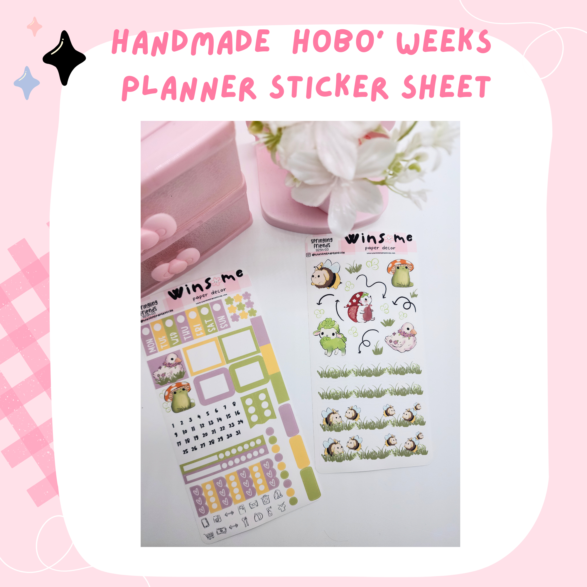 SPRINGLING FRIENDS - HOBONICHI WEEKS PLANNER KIT