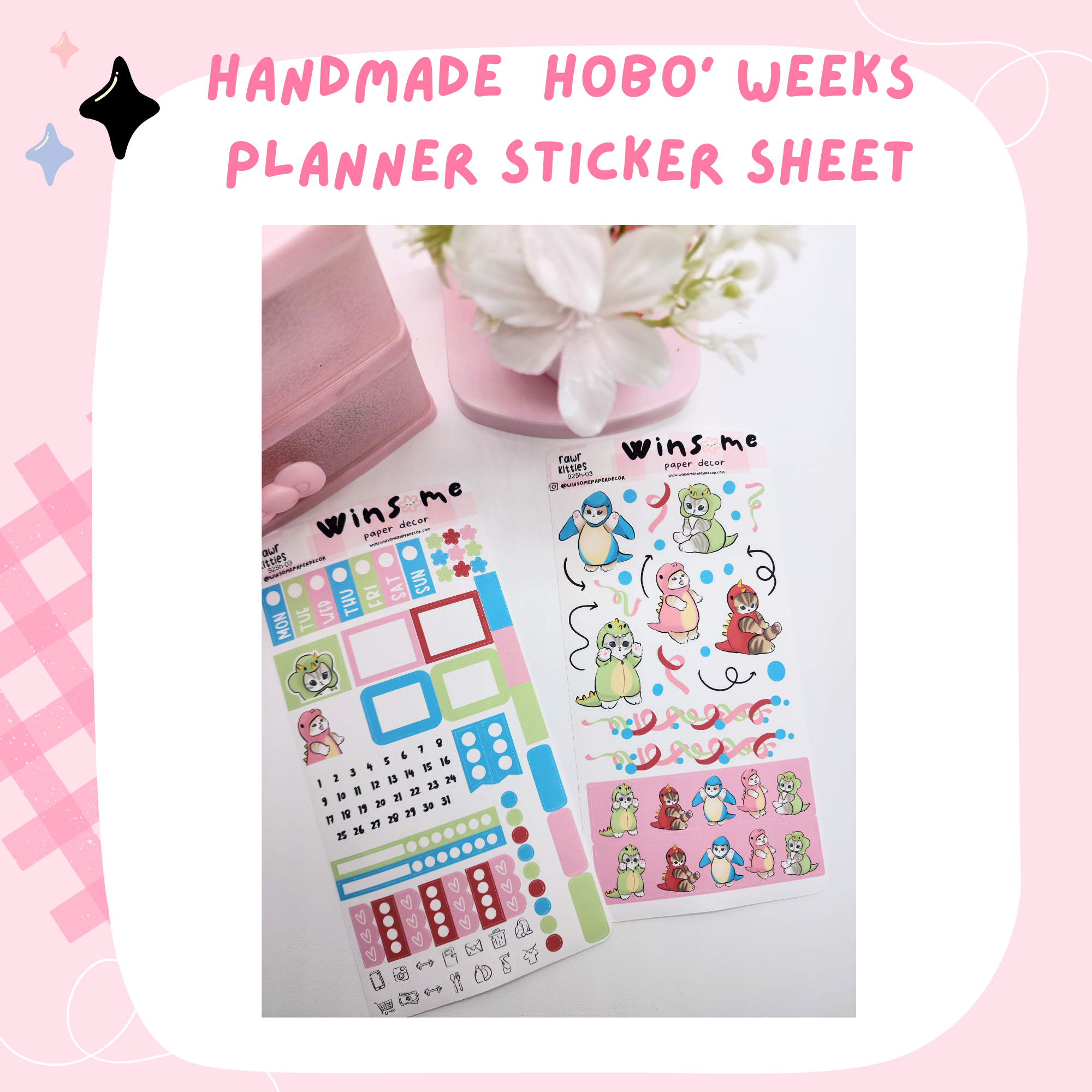 RAWR KITTIES - HOBONICHI WEEKS PLANNER KIT