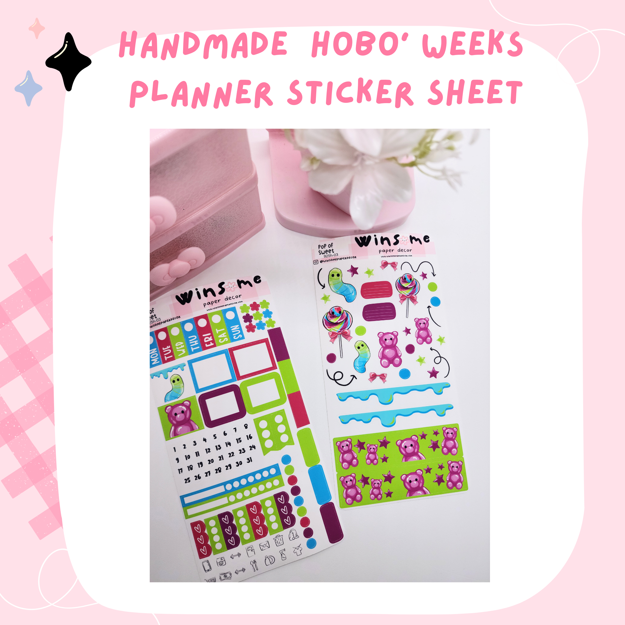 POP OF SWEET - HOBONICHI WEEKS PLANNER KIT