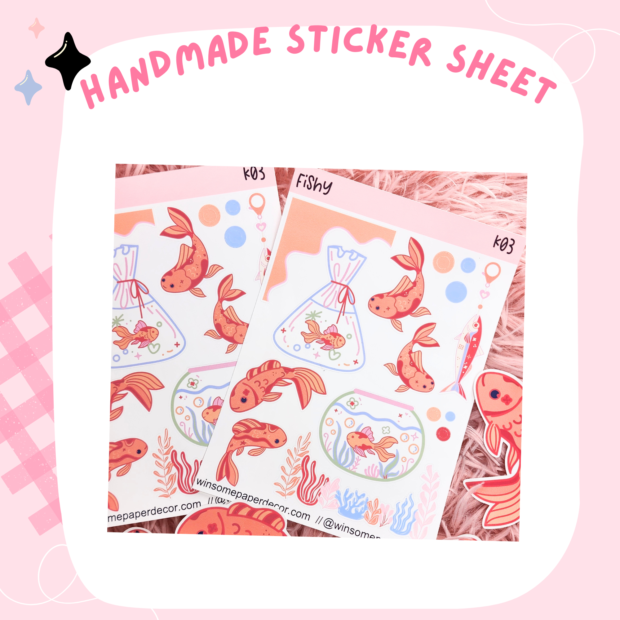 FISHY - HANDMADE STICKERS