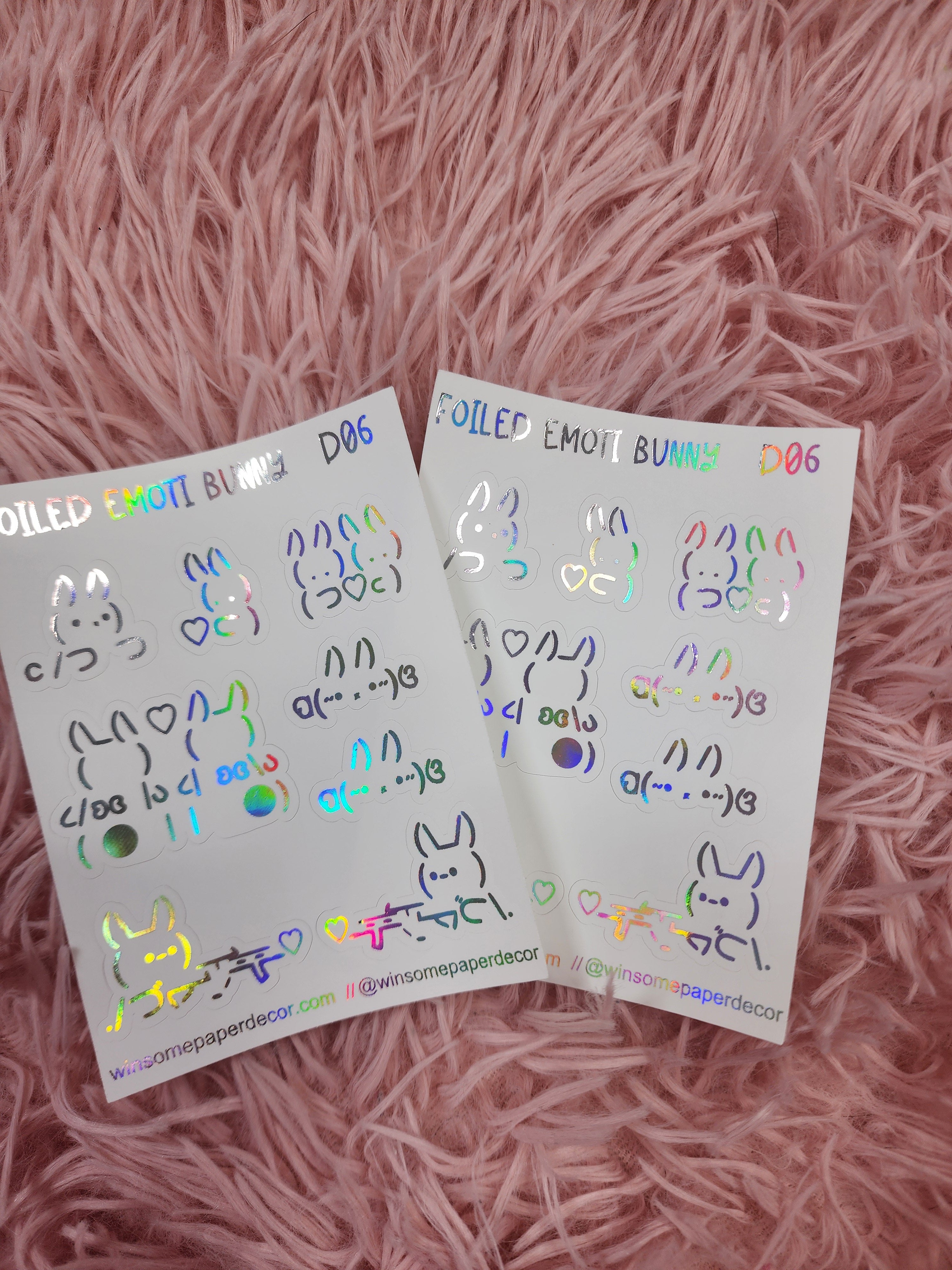 FOILED EMOTICON COLLECTION