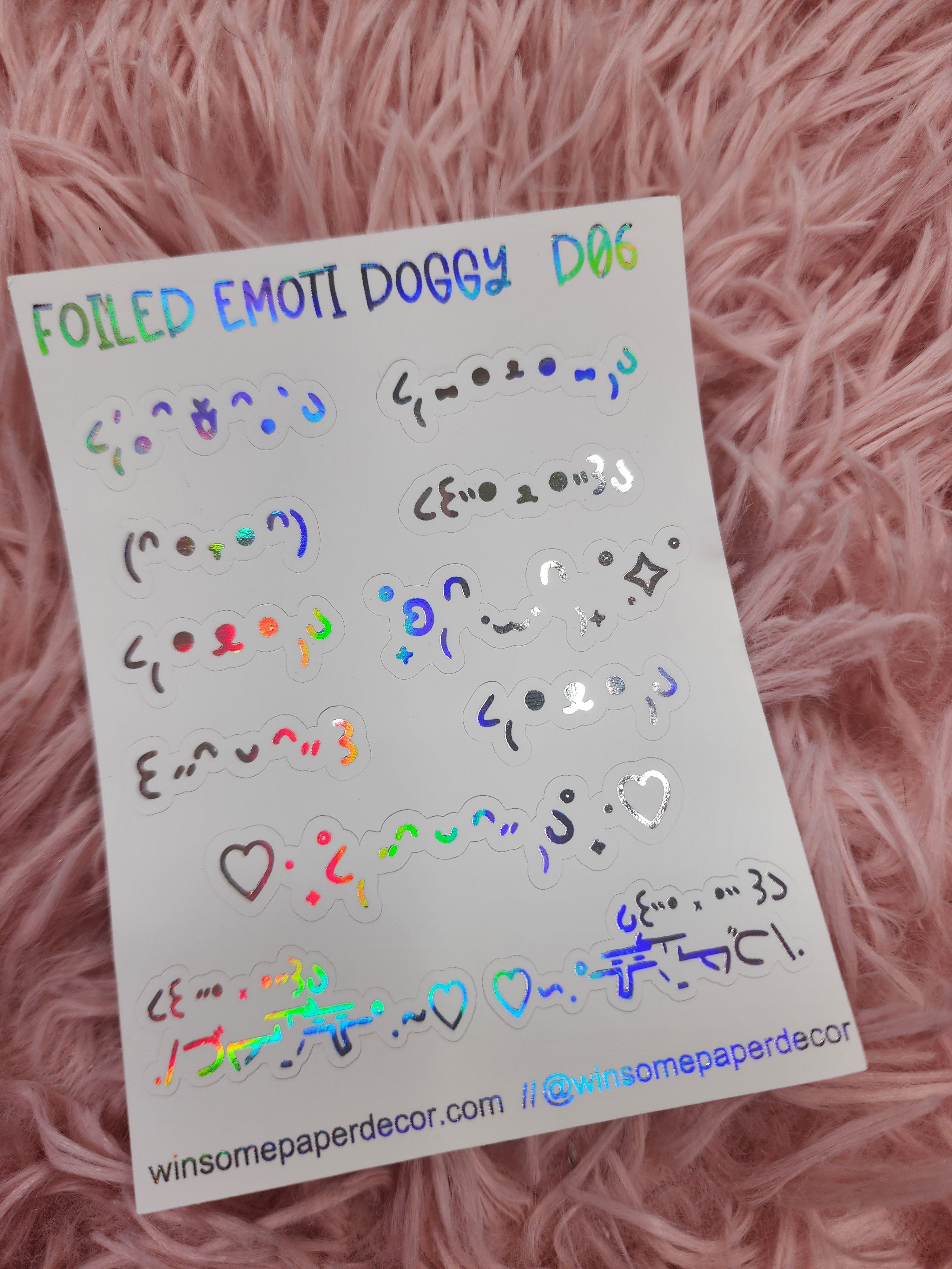 FOILED EMOTICON COLLECTION