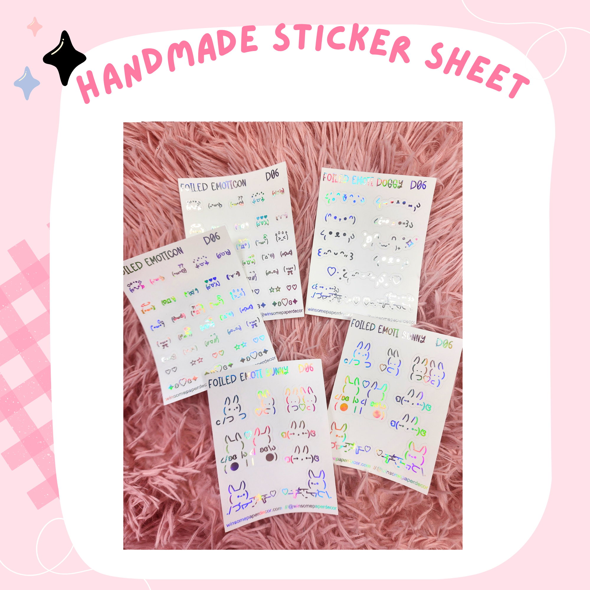 FOILED EMOTICON COLLECTION