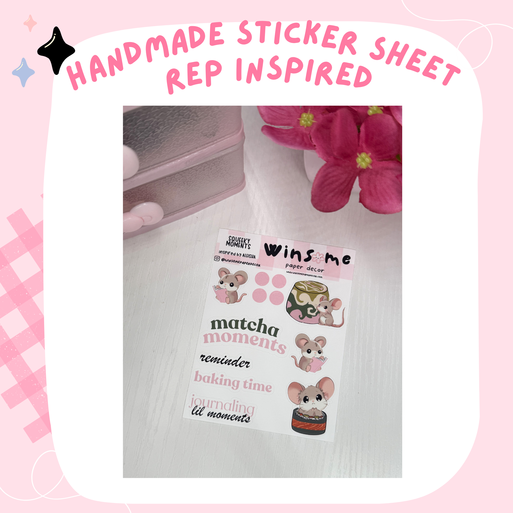REP INSPIRED "ALE"- HANDMADE STICKERS
