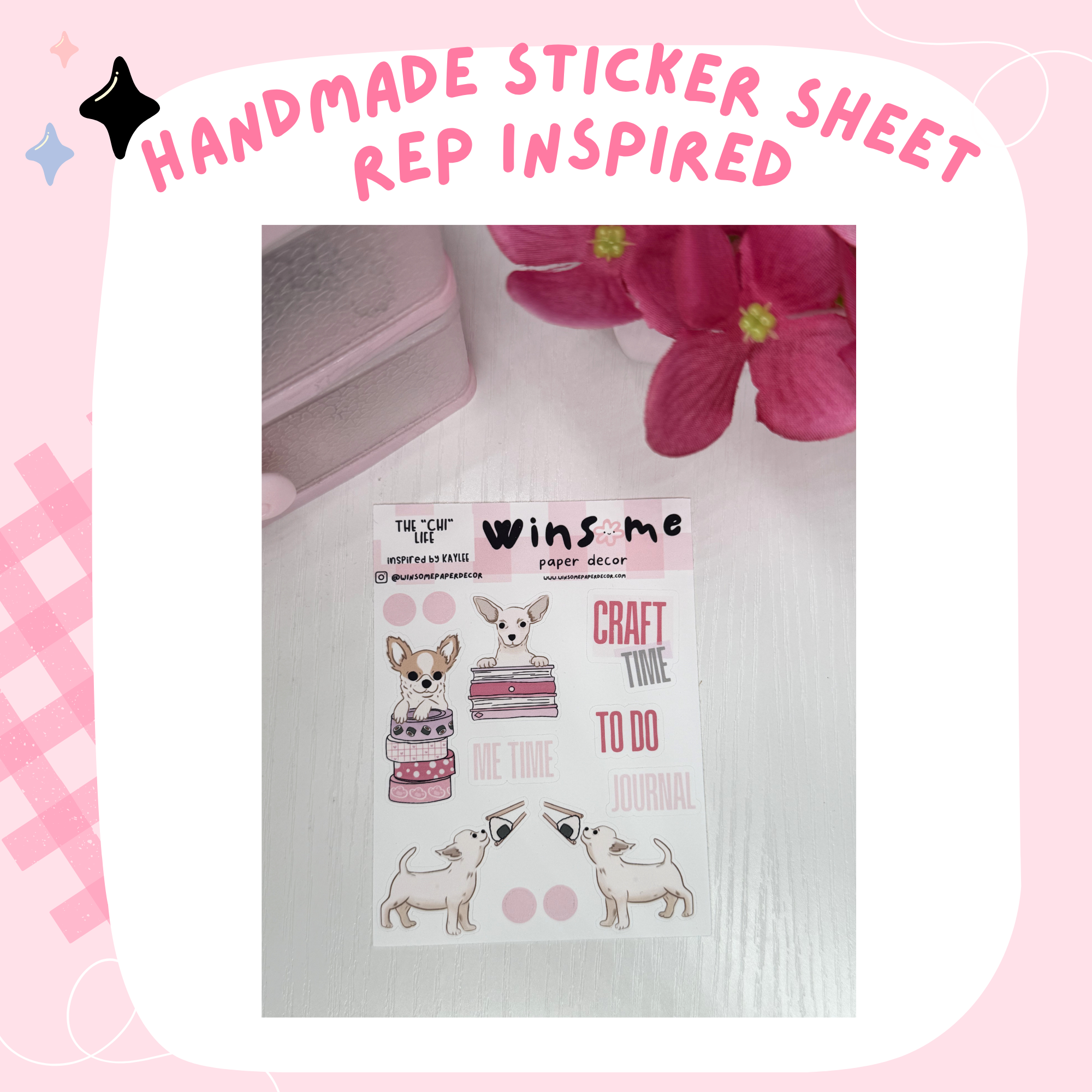 REP INSPIRED "KAYLEE"- HANDMADE STICKERS
