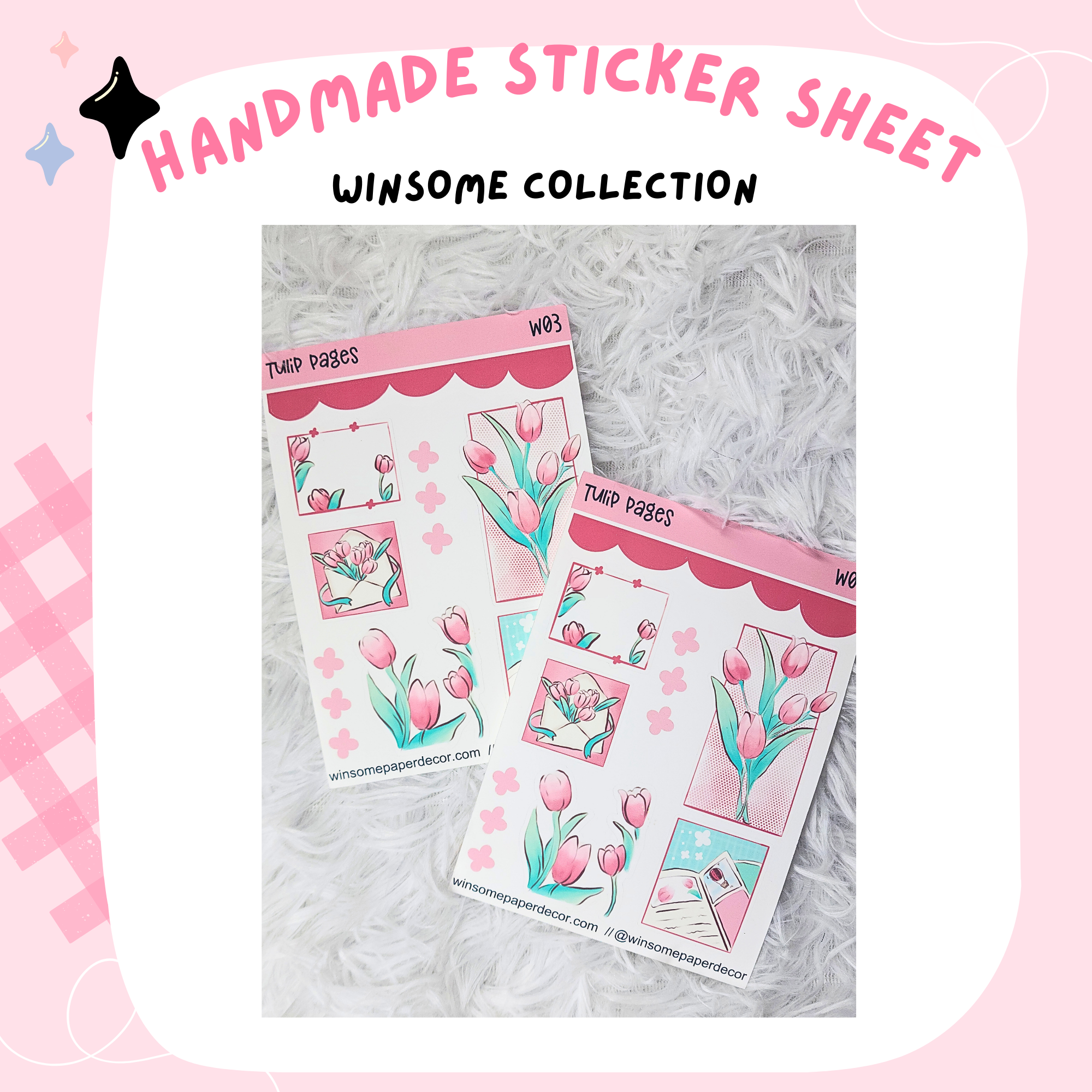 TULIP PAGES - HANDMADE WINSOME FLORAL