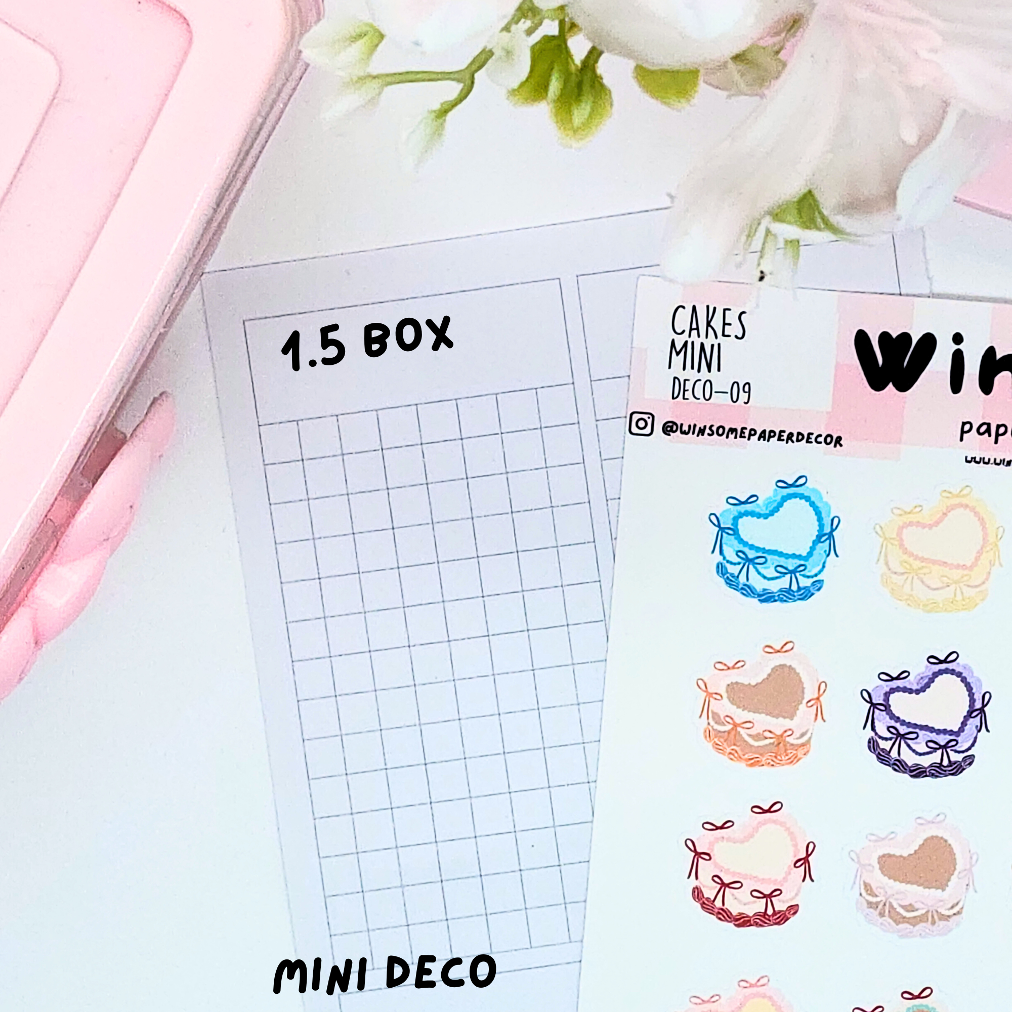 BIRTHDAY CAKES - HANDMADE STICKERS DECO