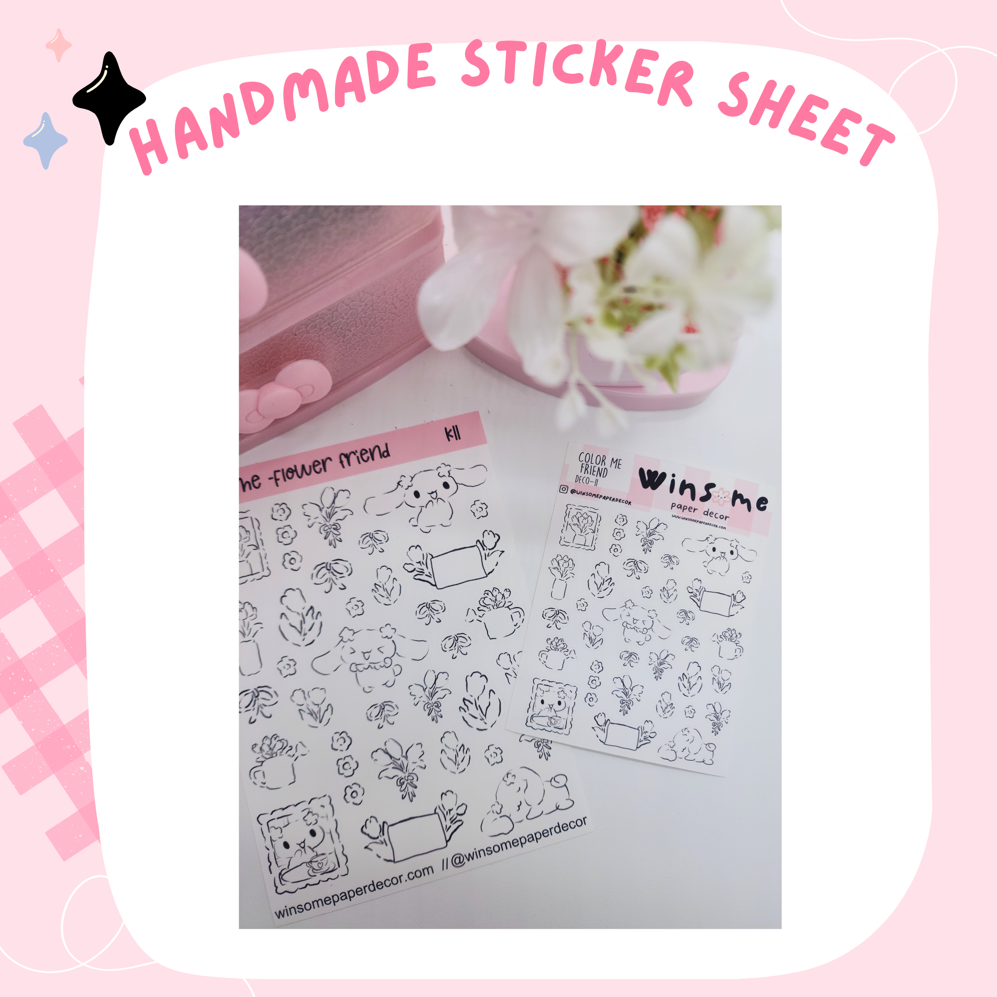 COLOR ME FRIEND - HANDMADE STICKERS