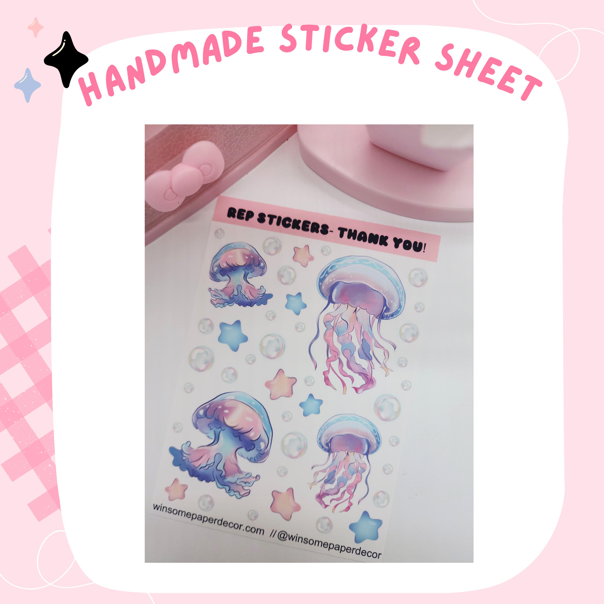 REP INSPIRED "IVY"- HANDMADE STICKERS