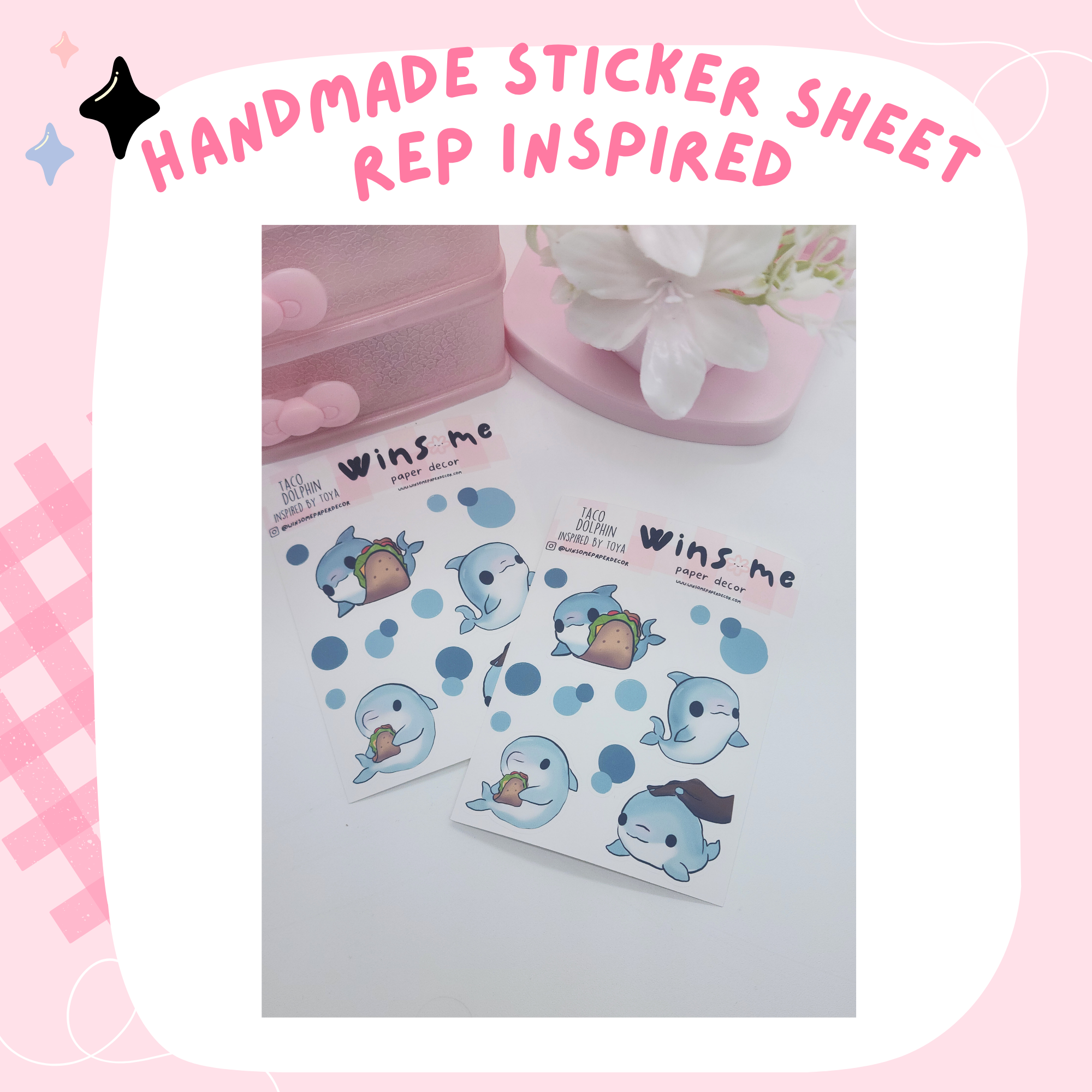 REP INSPIRED "TOYA"- HANDMADE STICKERS