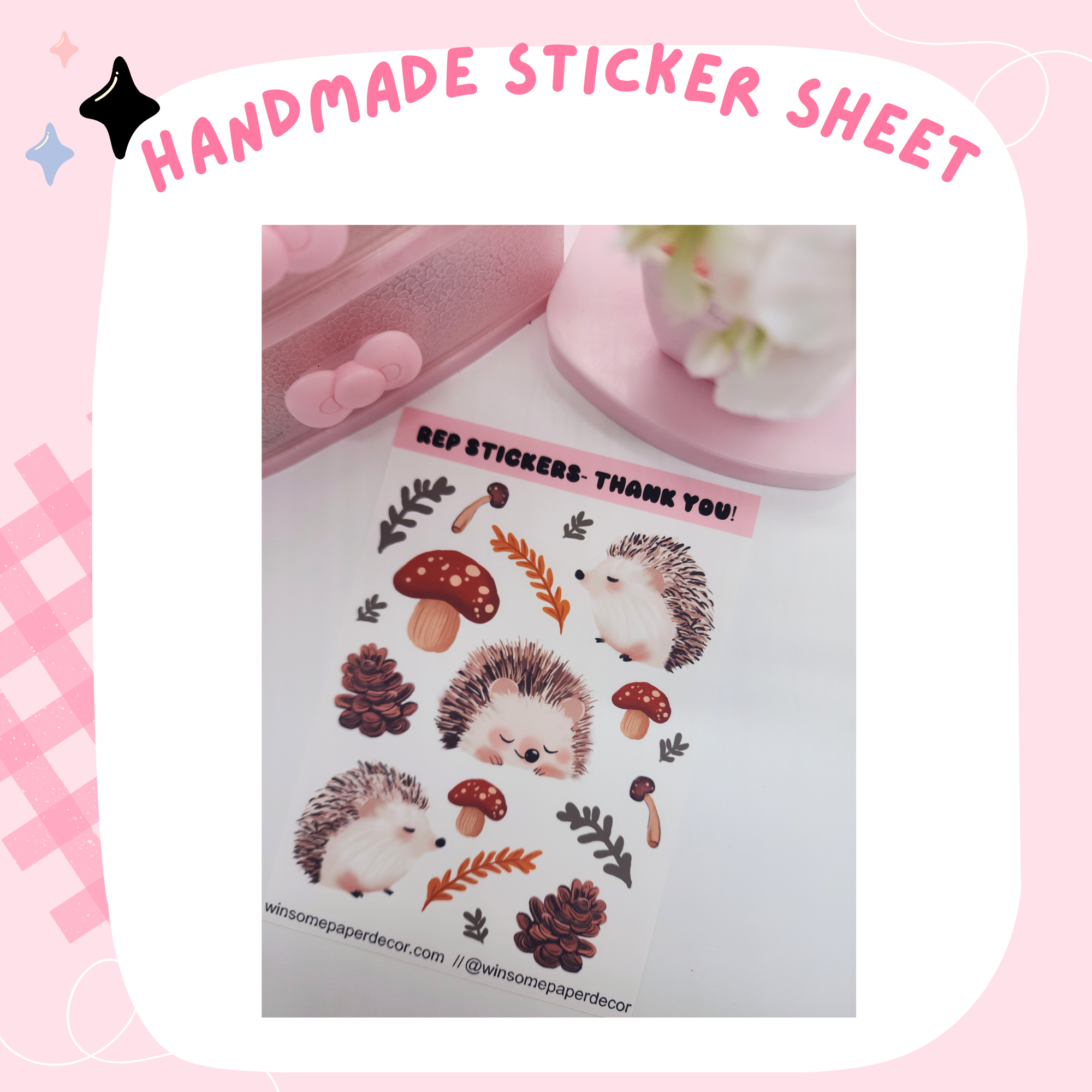 REP INSPIRED "TERA"- HANDMADE STICKERS