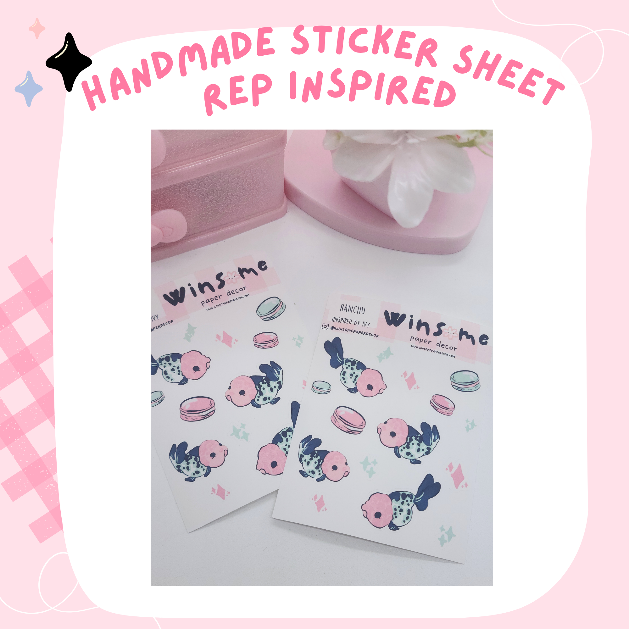 REP INSPIRED "IVY"- HANDMADE STICKERS