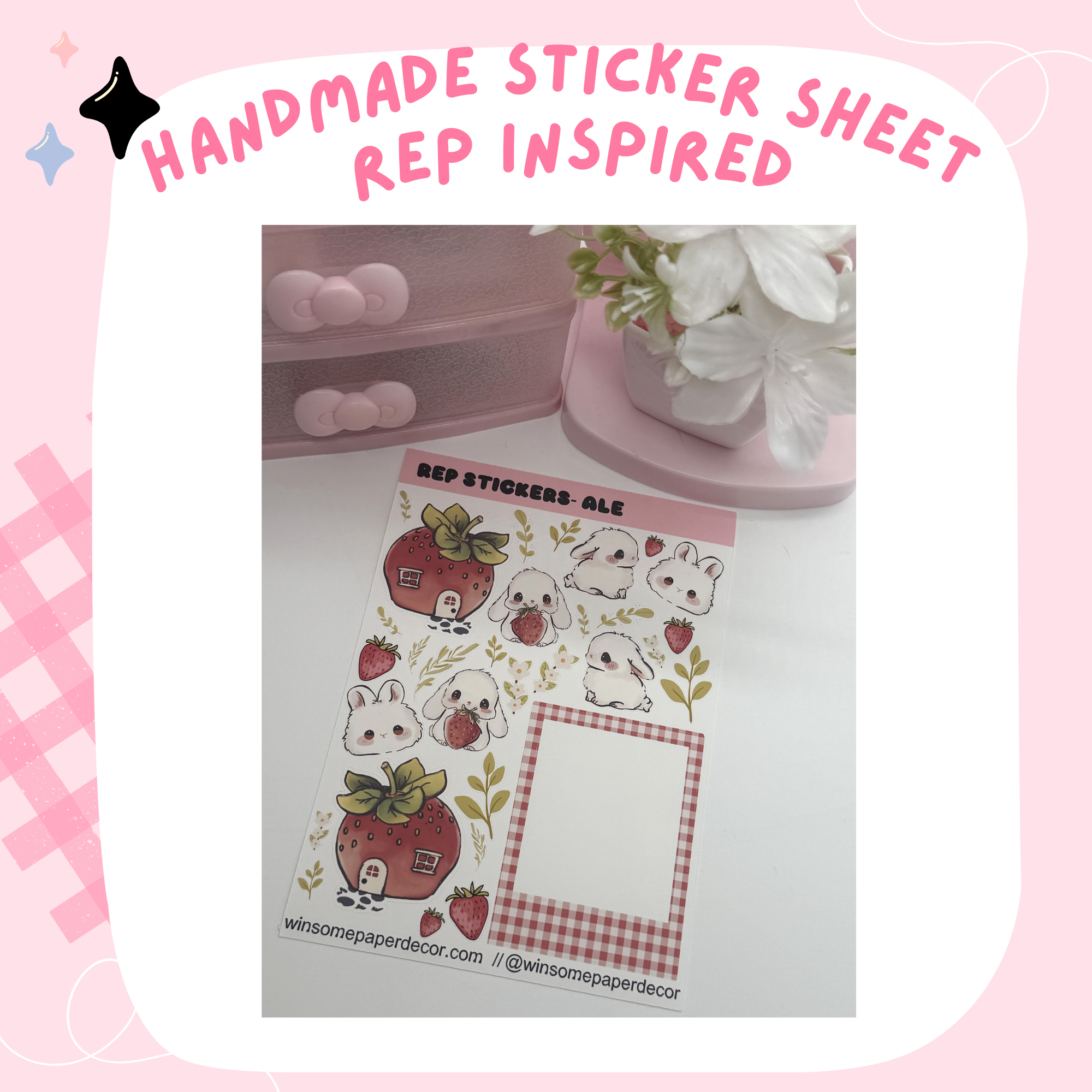 REP INSPIRED "ALE"- HANDMADE STICKERS