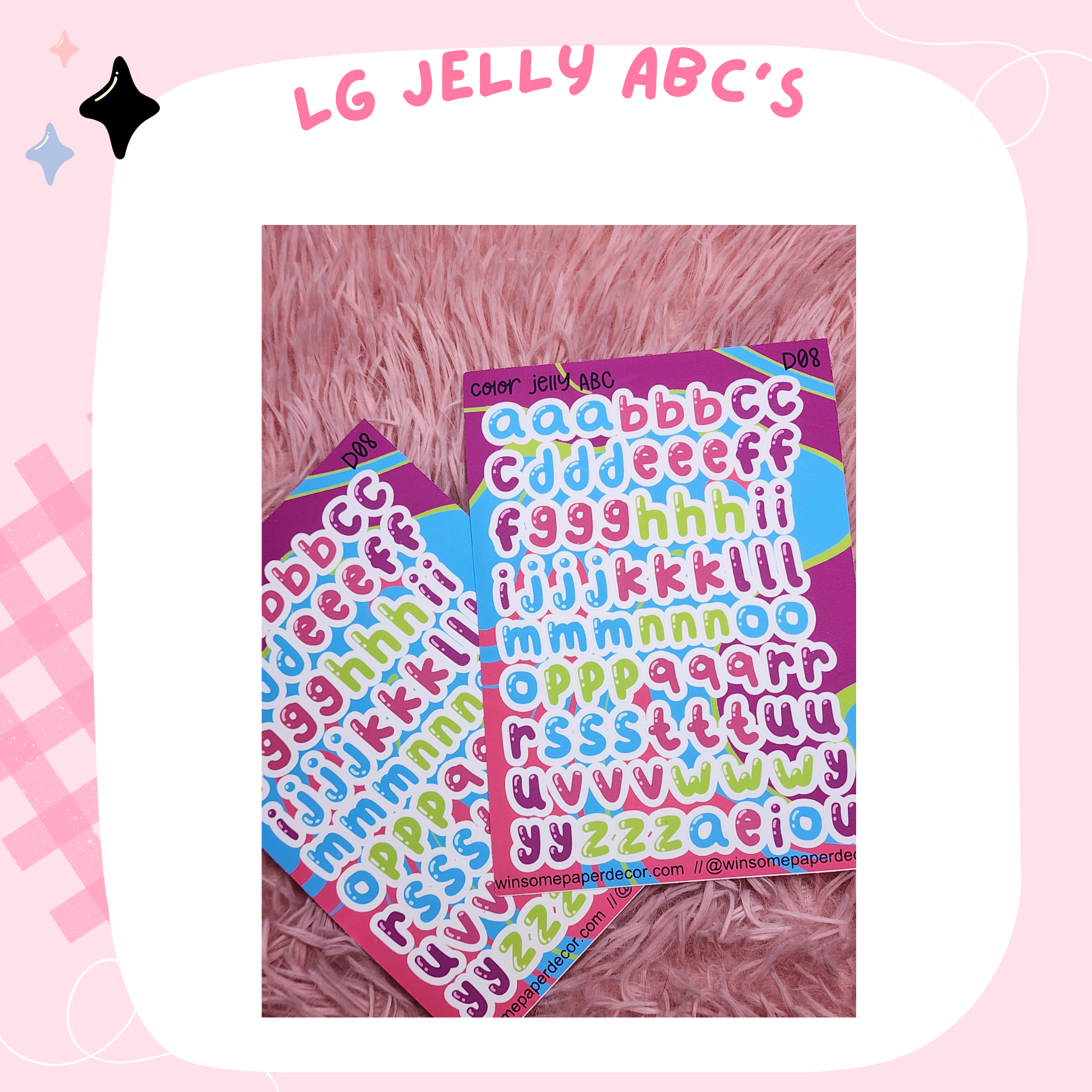 LARGE ABC'S DECO- JELLY