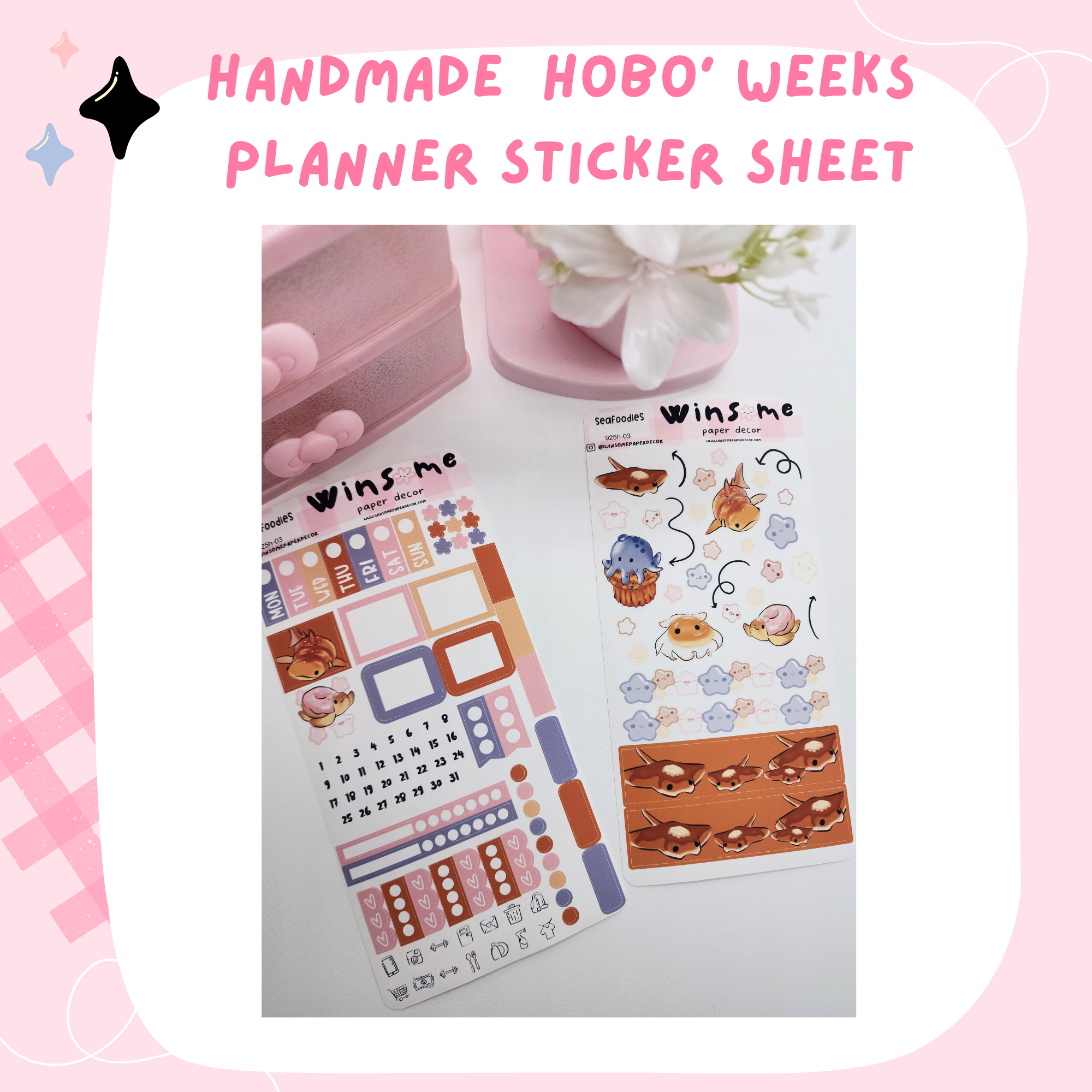BREAKFAST SEAFOODIES - HOBONICHI WEEKS PLANNER KIT